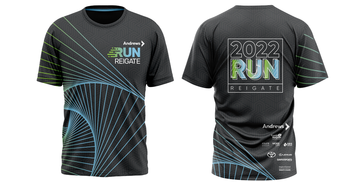 Run Reigate 2022 Event T-Shirt